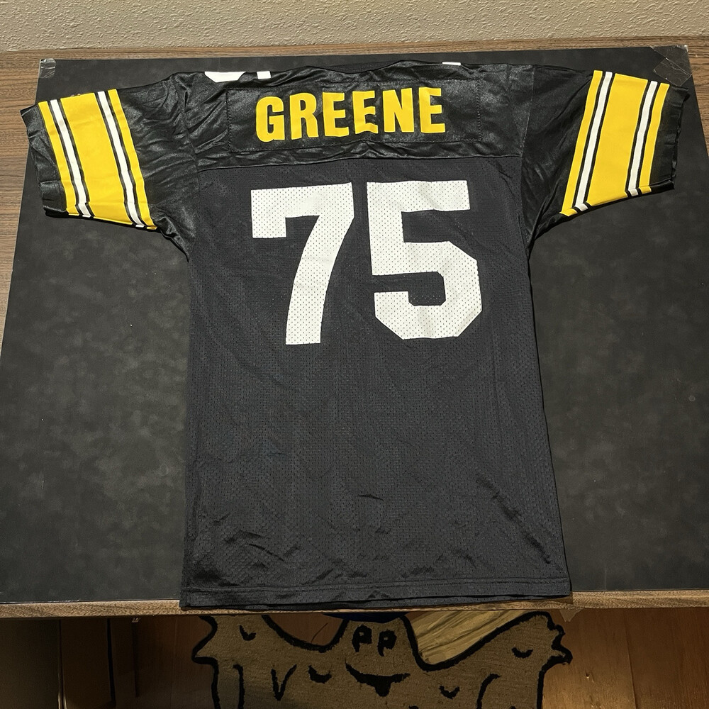 Pittsburgh Steelers Vintage Joe Greene Jersey #75 Champion Made In USA 90s Adult